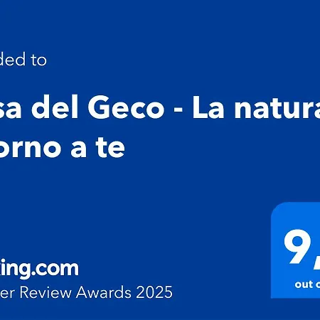 Casa Del Geco - La Natura Intorno A Te Nyaraló *
